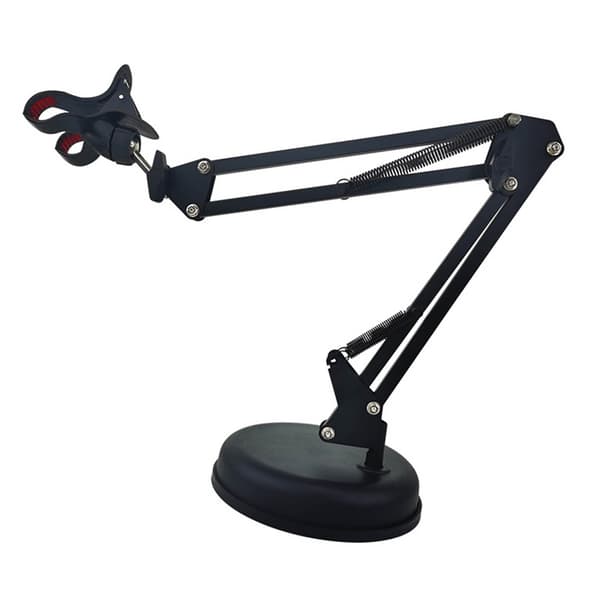 Fleksibel Foldbar Rustfri Desktop Cantilever Metal Telefonholder Stand Bracket