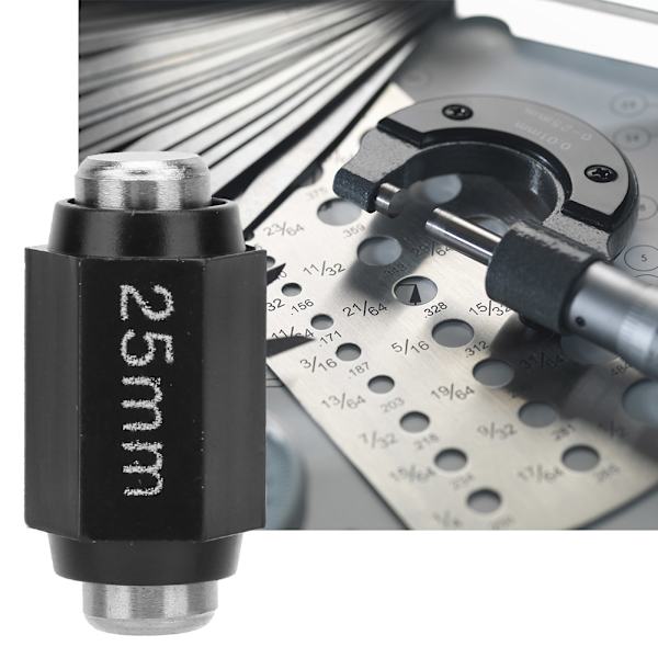 Kalibreringsstang i rustfrit stål til mikrometer 25 mm
