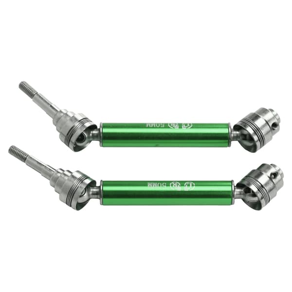 1 par RC forreste drivaksel Stål Aluminiumlegering Rustfri 1/10 forreste transmissionsaksel til TRAXXAS Grøn
