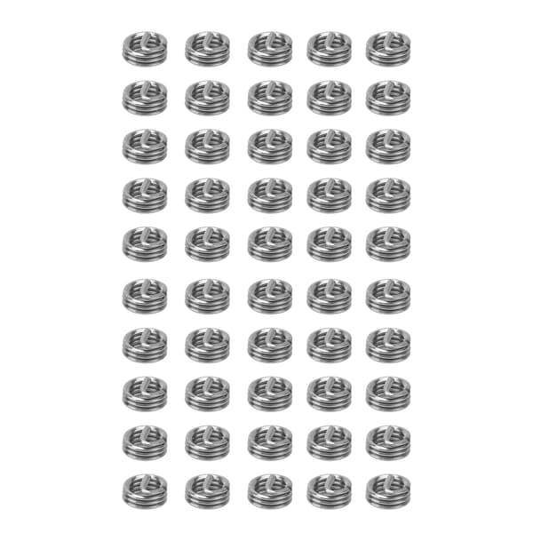 Reparationssæt med gevindindsats i rustfrit stål, 50 stk.