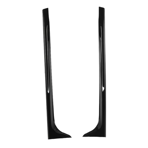 2. Bakruta Sidespoiler Glans Sort ABS Facade Kåbe Udskiftning MK5 2011 2017