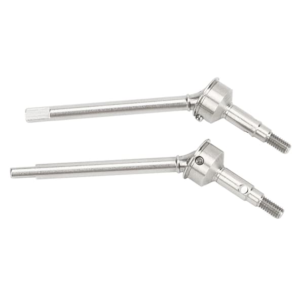 2STK RC Framaksel CVD Rustfritt Stål Drivlinje Front Drivaksel for Traxxas 1 18 RC Biler