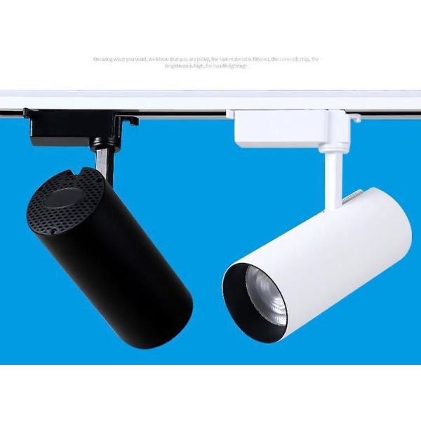 Spotlight LED Track Light High Power (sort skal)