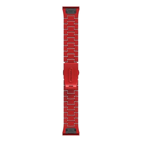 Til Garmin Fenix 8 43mm/Descent MK3 43mm Urrem 20mm Plast 3-perle Håndledsrem Multicolor Red