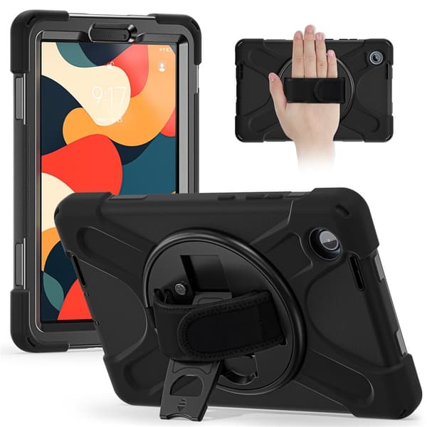 Til Lenovo Tab One Heavy Duty Armor deksel / etui Svart black