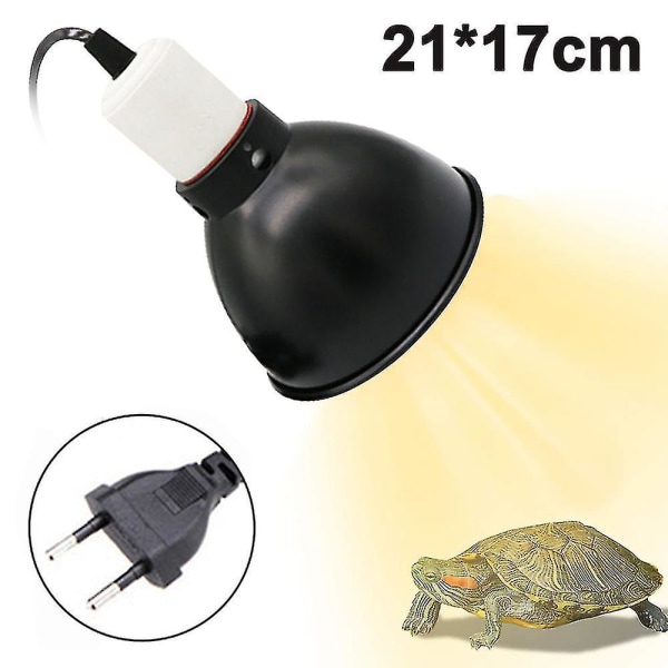 Krybdyr lysarmatur 5,5 /7,2 tommer dyb kuppel lampehætte Lampe armatur Optisk reflektionsdæksel til krybdyrs glasterrarier 7.2inches