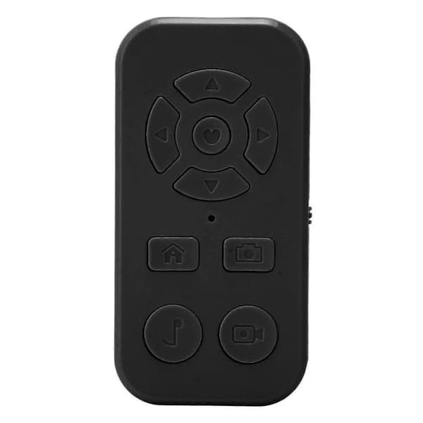 Bluetooth V4.2 Fjernkontroll: Kamerautløser, Videokontroll, Sideskifter for Android - Svart
