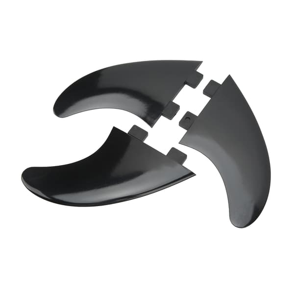 3 Styk Surfboard Finner PVC Quick Release Erstatning Tri Fin Sæt til Longboard Surfboard Paddleboard