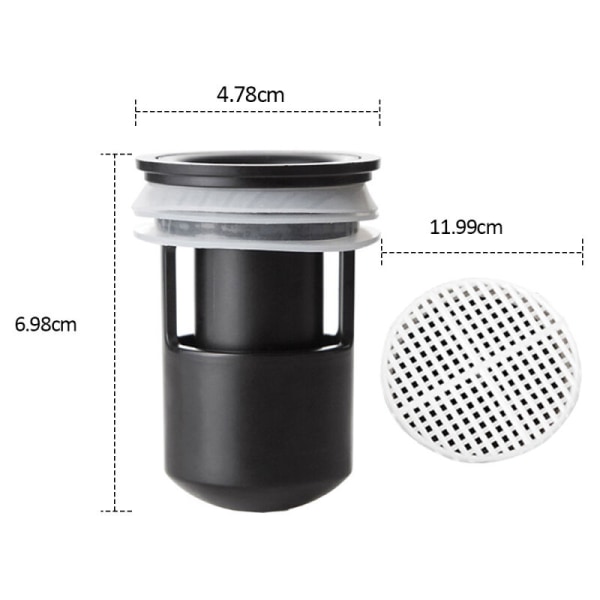 (gulvavløpskjerne + filter) kloakkluktfjerner kjøkken gulvavløpsdeksel
