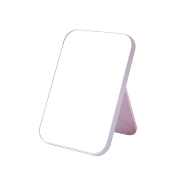 Skrivebordssminkespeil Simple Dressing Mirror Firkantet Princess Mirror (rosa),