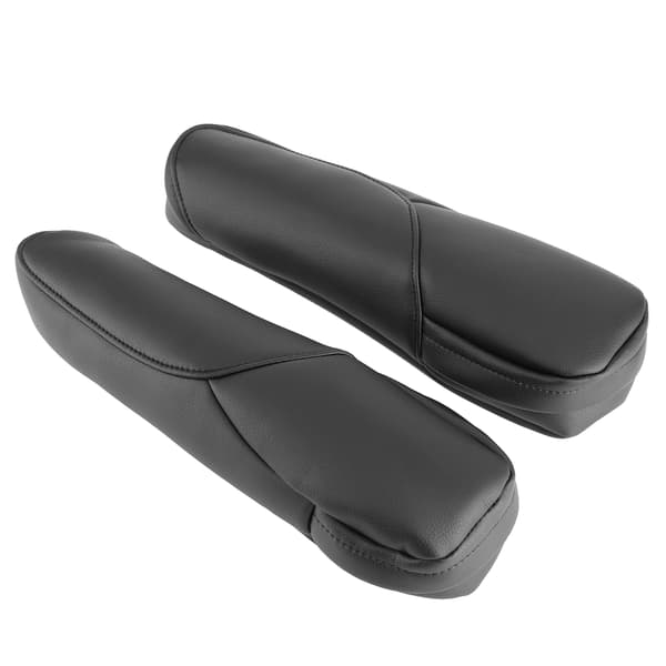 Læder Microfiber Armlænsbetræk Trim Passer til Honda CRV 2007 2009 Sort
