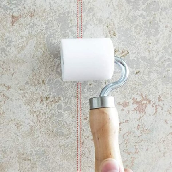 Tryckrulle, 2 st Klädselrulle Plattsömsrulle Tryckrulle Handverktyg, för heminredning Tapet DIY Till