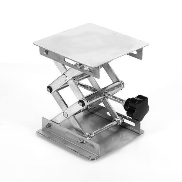 Løfteplatform til laboratoriebrug Stativ Saks Rustfrit stål 100X100mm