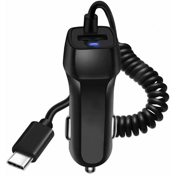 Billaddare och mikro-USB-kabel för Samsung Galaxy S7 S6 Edge A10 A7(2018), Huawei, LG G6, HTC, Motorola