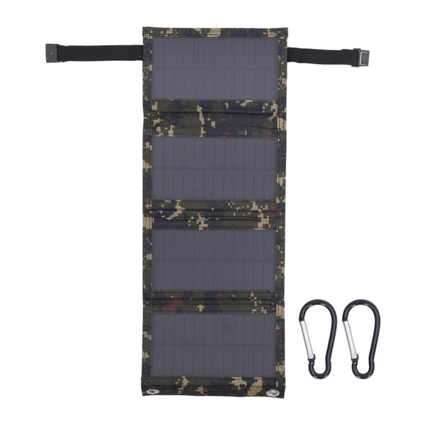 Solpanel Professionell 20W Effektiv vattentät 4-vikt monokristallin silikon Solpanel för utomhuscamping
