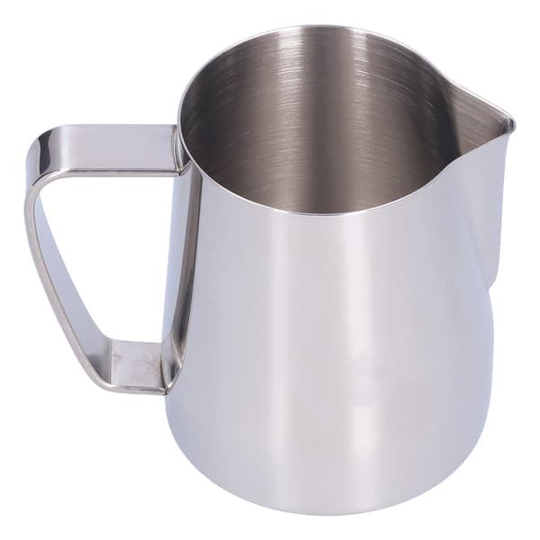 Kaffeskummerkande i rustfrit stål med spids tud, kaffeskummerkop til hjemmet, rustfrit stålfarve 600ml
