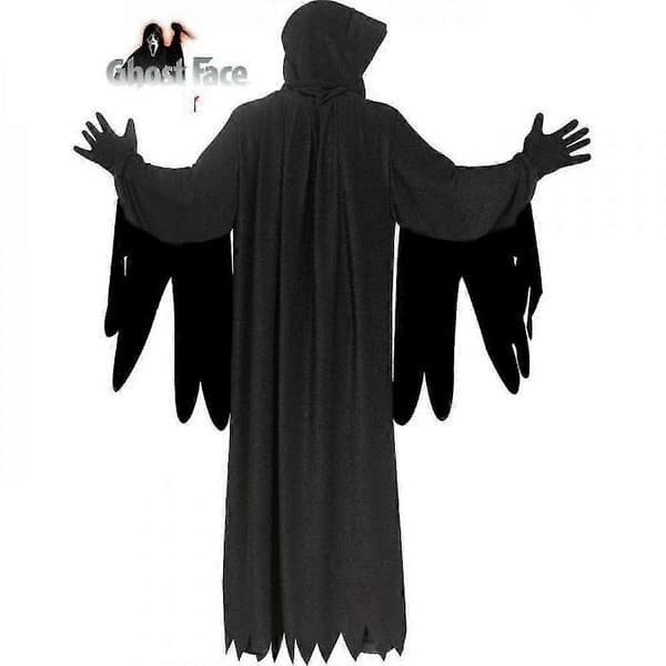 Ghost Face 25-årsjubileum hettekappe for voksne – Halloween-kostyme for menn S