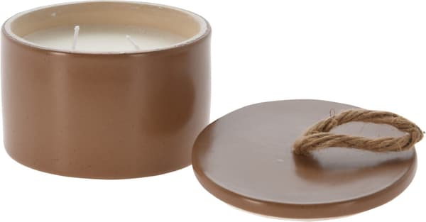 Ljus Beige Keramikburk med lock[ht] Beige beige