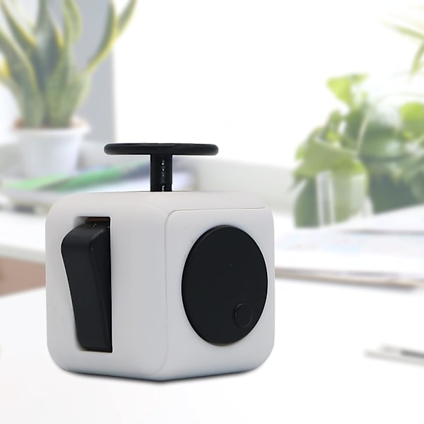 Antistressleker for voksne og barn [Gaveideer][Avslappende leker][Antistress][Myke materialer](Hvit og svart)