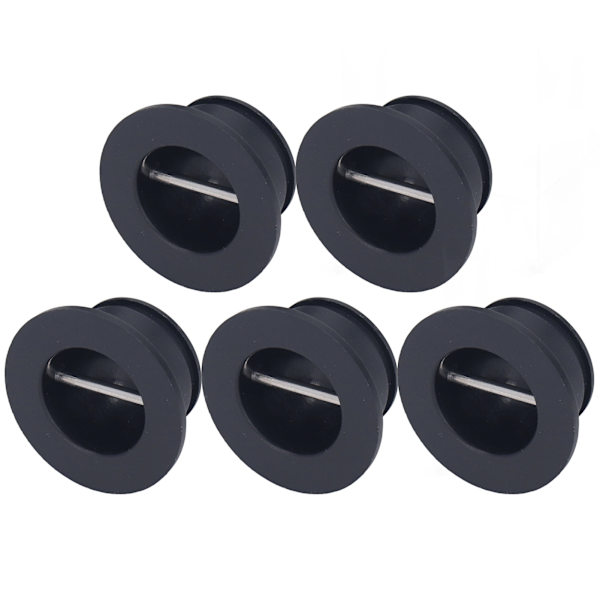 5st Surfa koppel Plug Replacement Round Board Cup Plug for Surfboard Longboard Svart