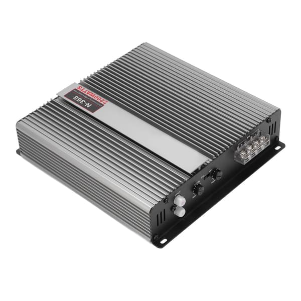 12V 2200W Sølv Universal Bil Stereo Forsterker Subwoofer