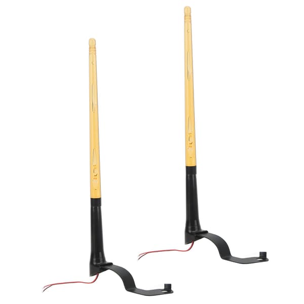 2-pak piskelys 340 mm gul LED antenne flagstangslys til ATV UTV