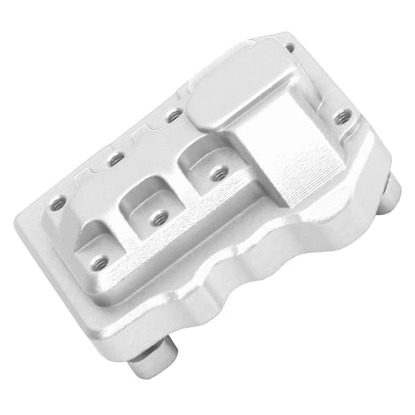 Främre Bakre Differentialskydd Aluminiumlegering RC Fjärrkontroll Biltillbehör Silver