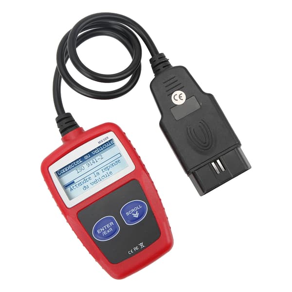 12V OBD2 Bildiagnostisk Scanner med LCD-baggrundsbelyst Skærm Professionel Auto Interface