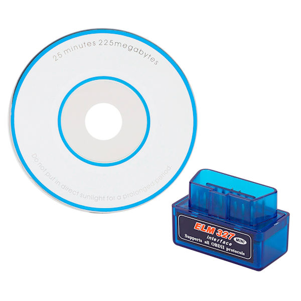 Mini BT OBD2 OBDII Auto Scanner Diagnostisk Værktøj V2.1