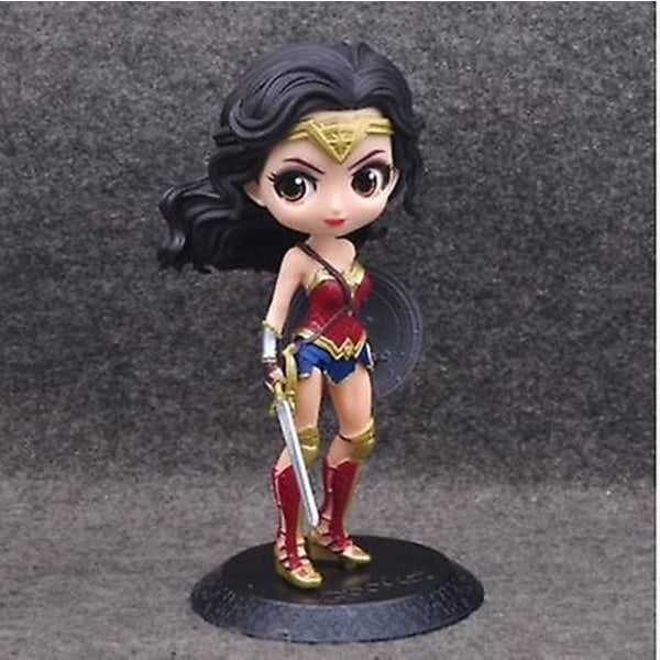 15cm Pvc Figur Samlerobjekt Modell Leker Barn Superhelter Wonder Figur The Flash Green Robot black