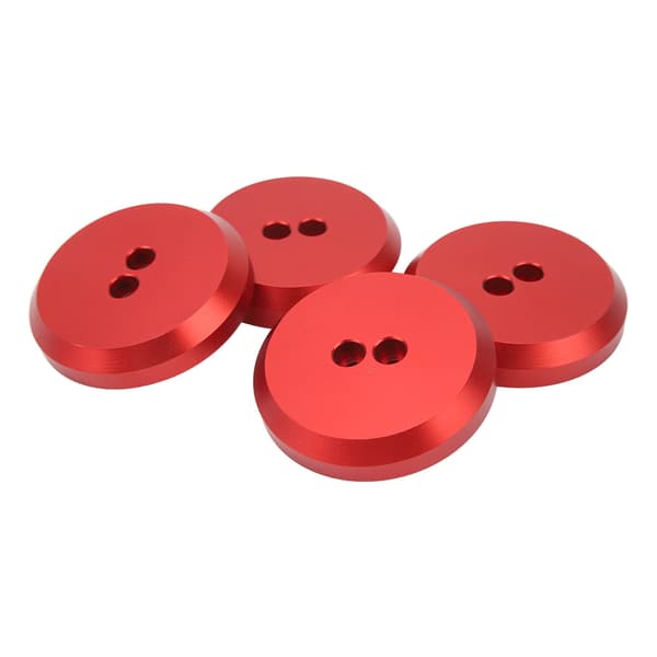 4 stk. Aluminium Jack Pad Adapter Udskiftning til Chevy Corvette C5 C6 C7 C8 Rød