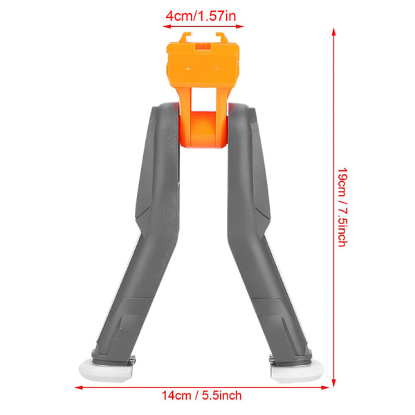 Kaili/nerf-kompatibelt tilbehør universal sammenfoldelig stativ (sort)