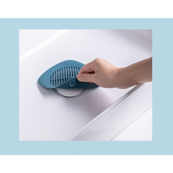 Pesuallassuodattimet Kylpyhuone-WC anti-hiukset (tummansininen),