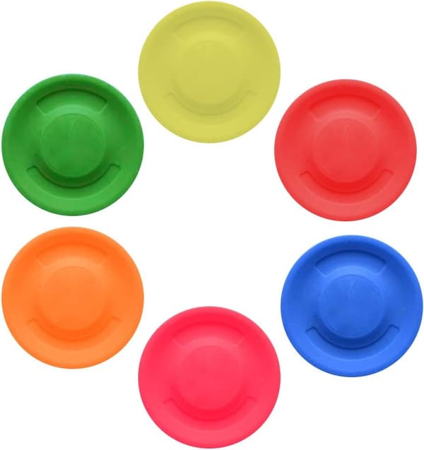 Mini Frisbee Disc, 6 stk Gravity Flying Disc til Pocket Spin Catching Game til voksne børn og kæledyrshunde