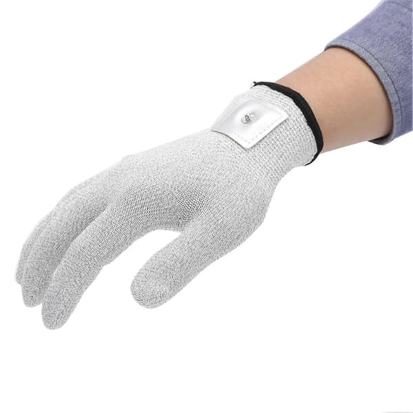 2 par elektrohandsker elektroterapi massager slidstærke handsker til TENS-maskine[ht]