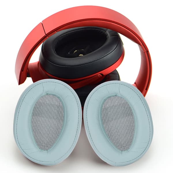 1 Par Bærbare Protein Øretelefon Headset Erstatning Øreputer Tilbehør for Sony MDR-100AAP 100Ablue