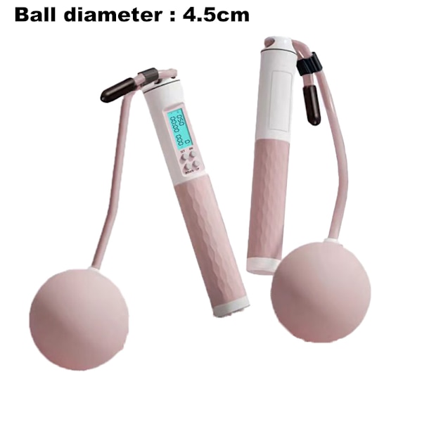 Hopprep, Digitalt hopprep med kalori- og loopräknare, pink double ball