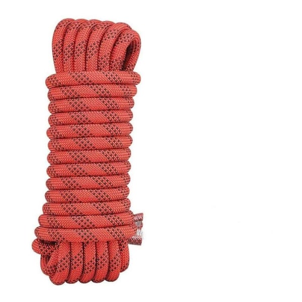 10mm*10m (dubbelkrok) utomhusklätterrep polyester brandräddningsrep lämplig för utomhusbruk, verktygsrum
