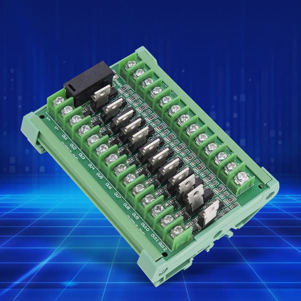 12-kanals PLC Signal Amplifier Card Isolation Relay Module NPN Input PNP Output DC 12 36V