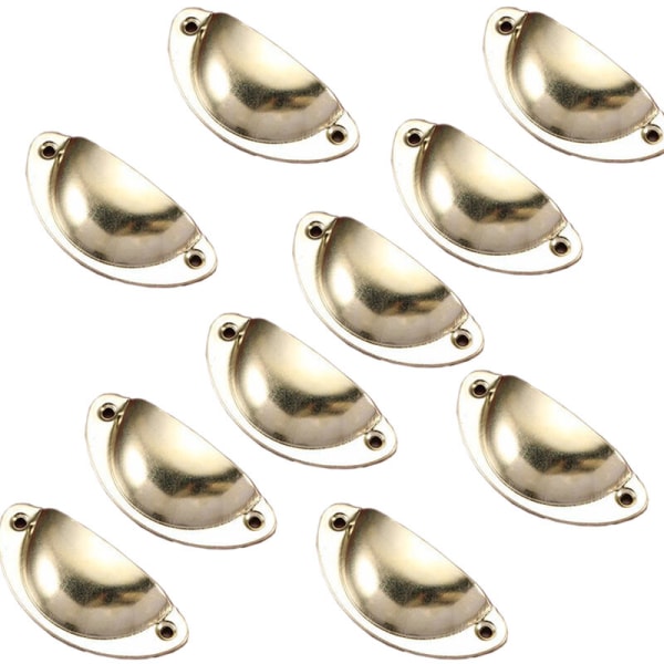Retro lådskalshandtag Creative Shape Handtag (10st gul) Universal köksskåp