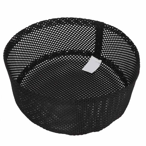 Muslimsk bønnehat Sort Broderet Polyester Bomuldsblanding 60cm