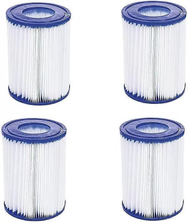 Poolfilter Type 2, Egnet til Bestway 58094 - Poolfilterpatron, Nem at installere (4 stk.)[ht]