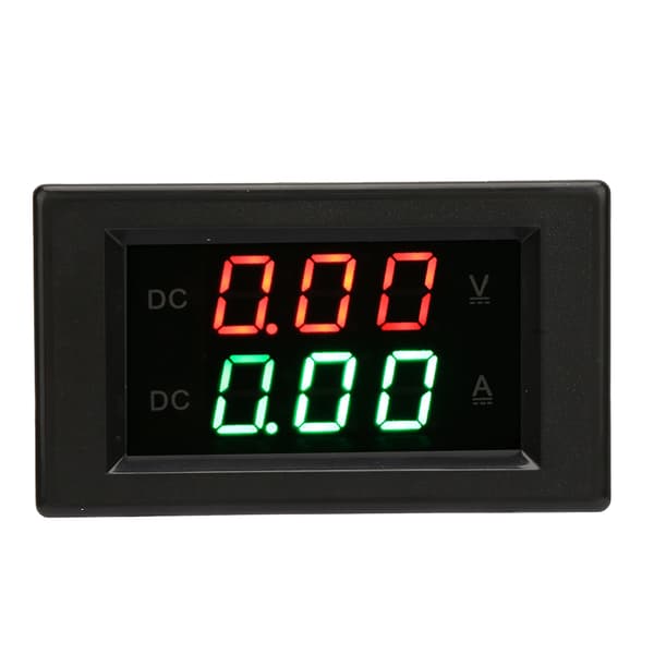 Dubbel Skärm Voltmeter YB4835VA DC 0-100V 20A