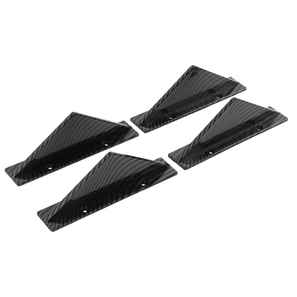 Universal Bagkofanger Læbe Diffuser Kit Sort Bagkofanger Spoiler Bil Modificeret Styling Tilbehør