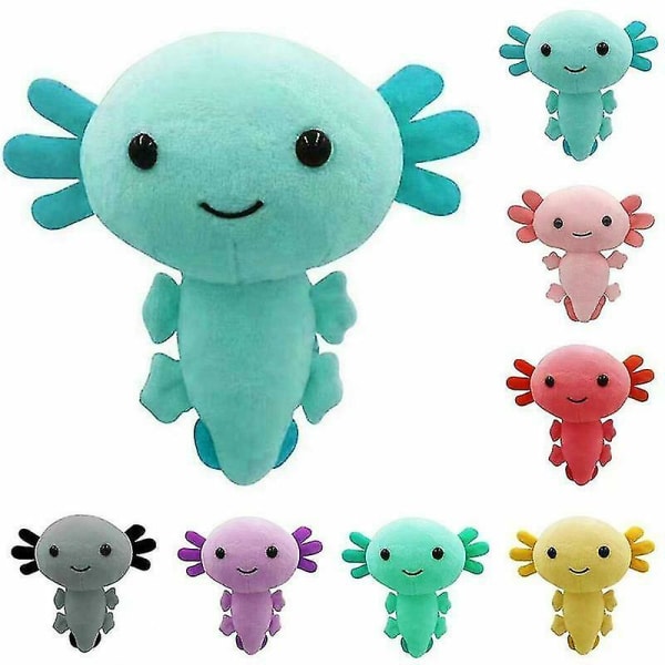 20 cm sällsynt plyschdocka Axolotl mjuk plysch för barn fyllda leksaker Födelsedag X blue