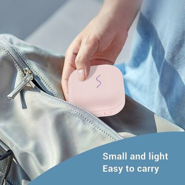 Rosa Travel Portable UV tandborste Sanitizer Box