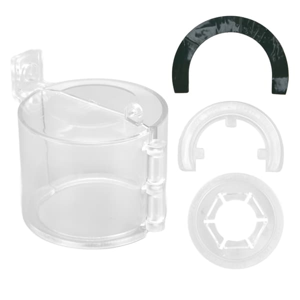 BS03 Nødstopp Trykknappbryter Transparent Deksel