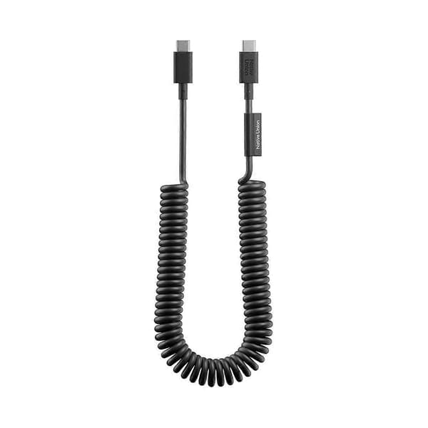 USB-C–USB-C-kaapeli 60W kierretty 2,4m POP-sarja pikalataus Black