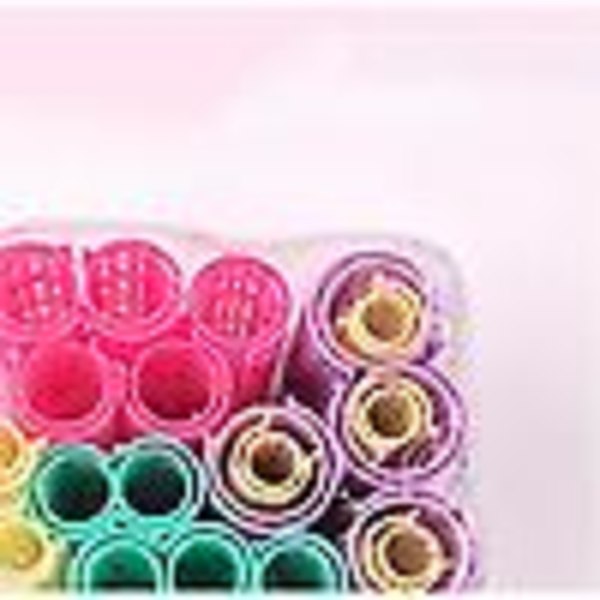 20-pak DIY Air Hair Curlers, Selvhäftande spiral hårrullar（Slumpmässig färg）