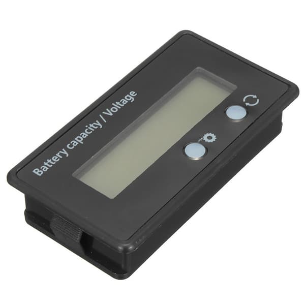 Digital LCD Baggrundsbelyst Multifunktionel Batterikapacitet Spændingstester